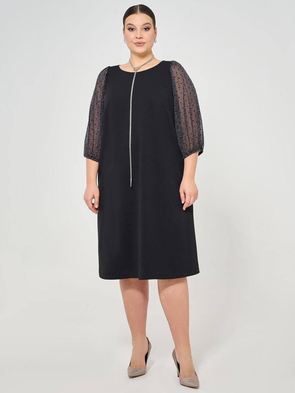 Платье 0218-2 чёрный кварц - Dora фото 38