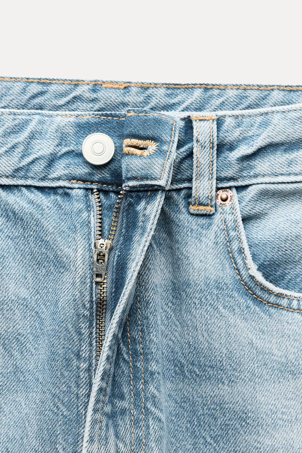 TRF WIDE-LEG HIGH-WAIST JEANS - Zara фото 9