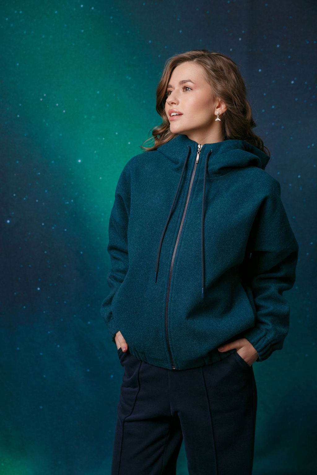 Бомбер женский на молнии Deep Azure - Captain's mate фото 3