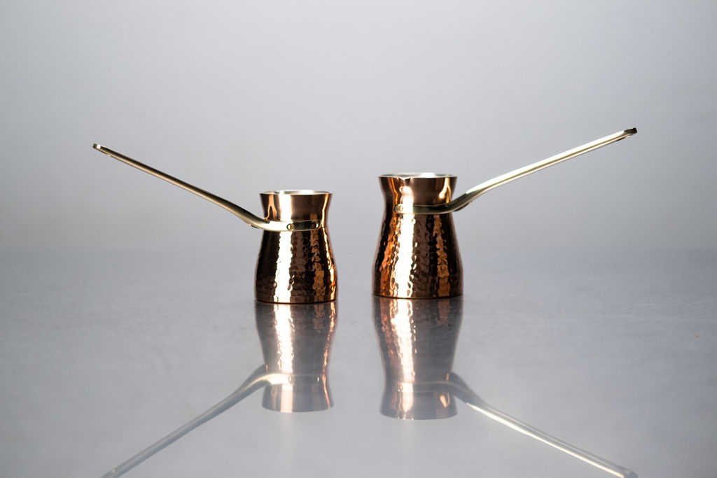 Турка Станица медная (покрытие серебро), 170 мл