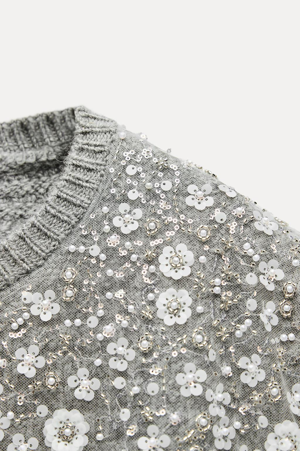 BEADED KNIT VEST - Zara фото 6