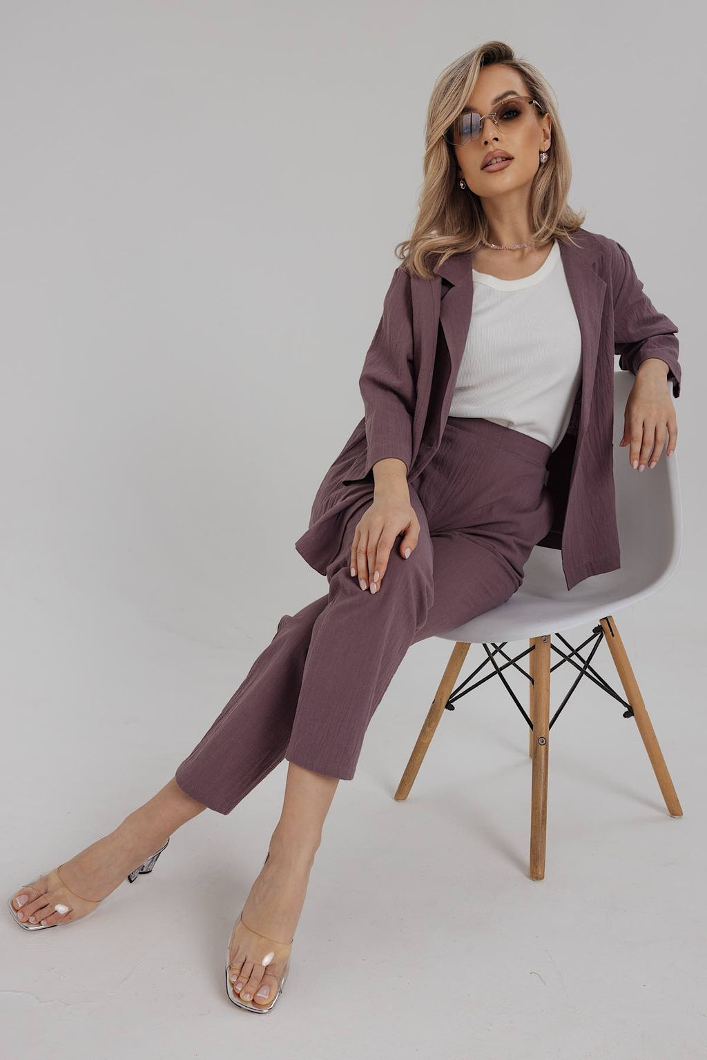 Жакет 4413/01/Сливовый - Rise фото 3