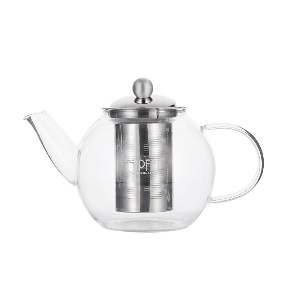 8555 GIPFEL Чайник заварочный SHUGA 800мл. Материал корпуса: боросиликатное стекло. Материал крышки и фильтр-сита нерж. сталь 18/10  фото 2