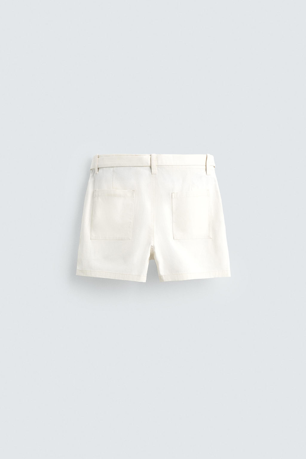 TEXTURED SHORTS WITH BELT - Zara фото 8