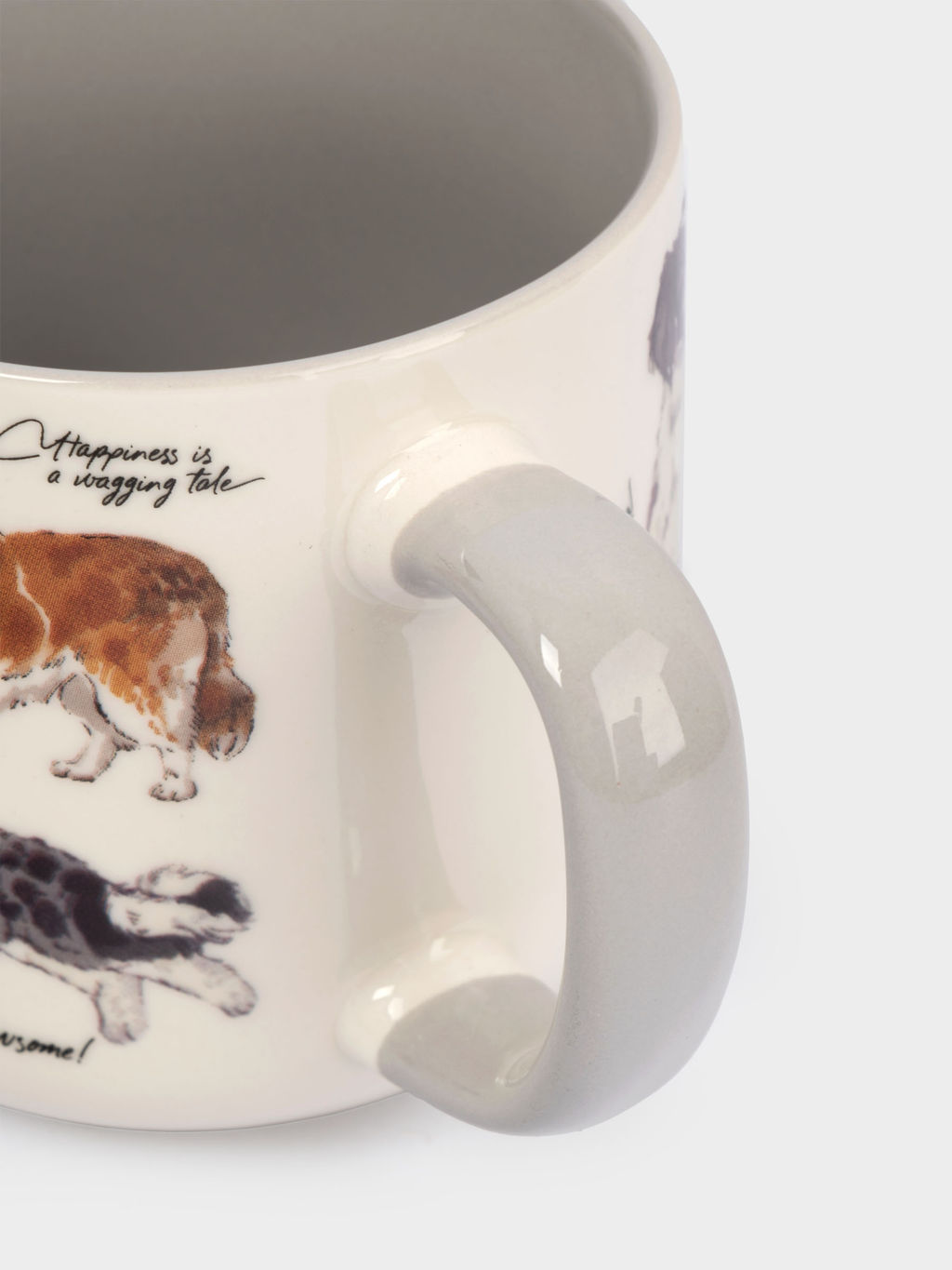 Кружка, 400 мл, фарфор N, бело-серая, Собаки, Pets - Anna lafarg фото 6