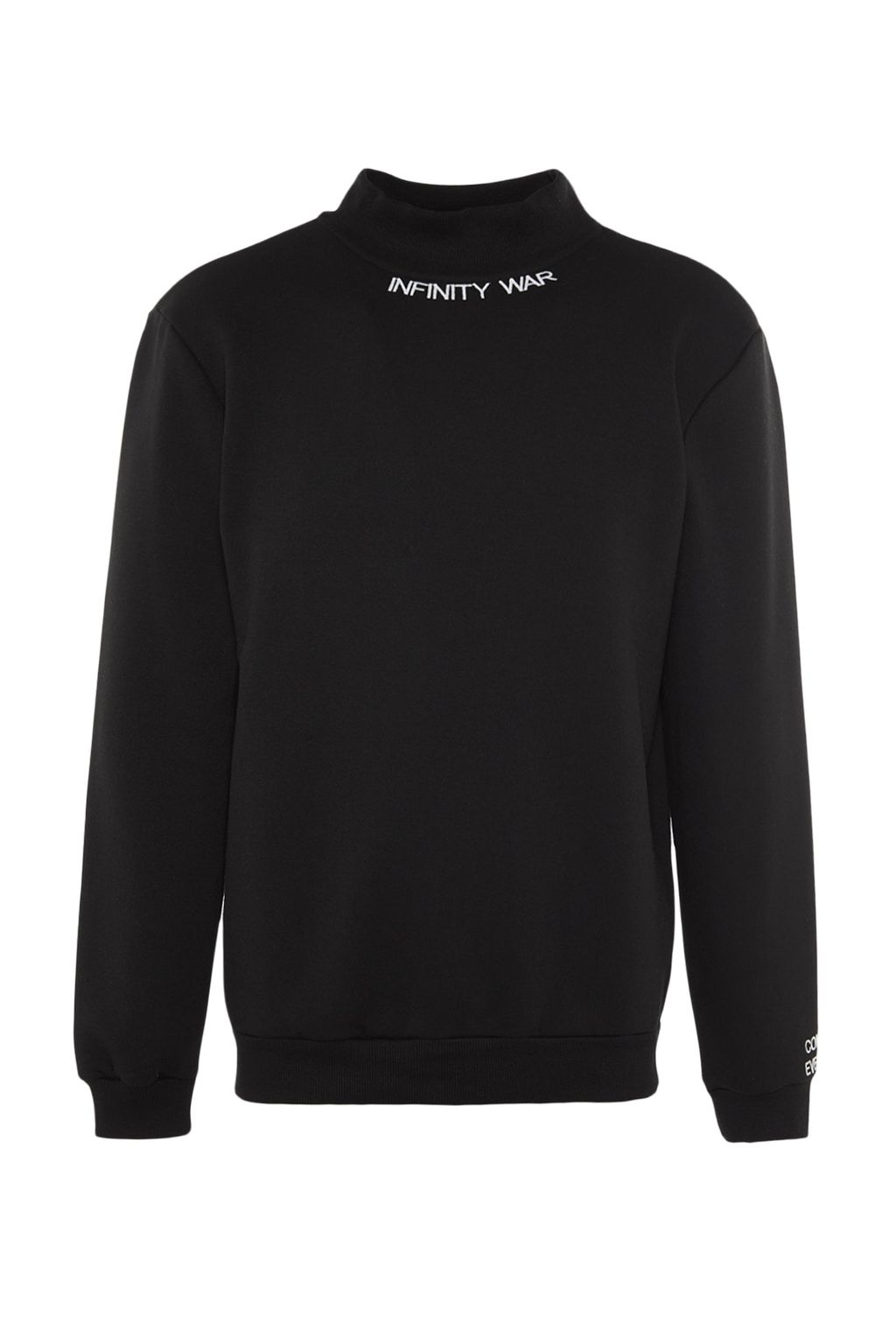TRENDYOL MAN Ekru Regular/Normal Kesim Bal?kc? Yaka Ici Polar/S?cak Tutan Nak?sl? Sweatshirt TMNAW22SW0718 - Trendyolmilla фото 14