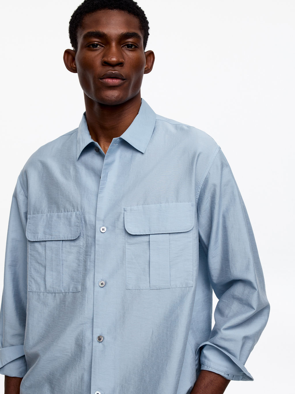 Camisa oversize en mezcla de lyocell - H&m фото 10