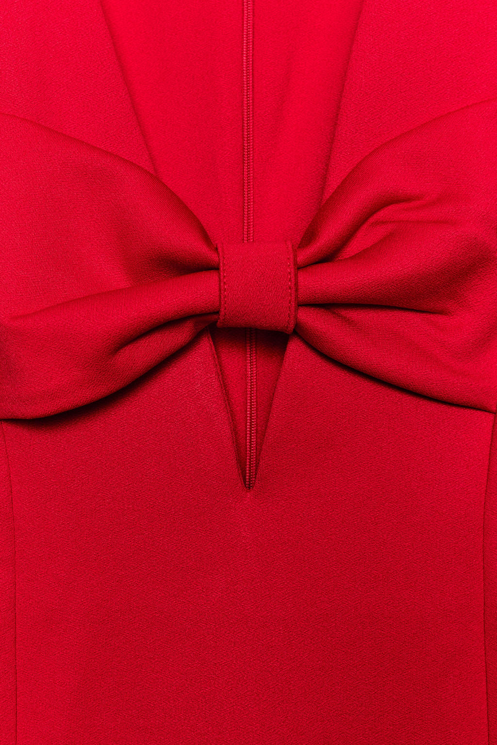 VESTIDO MINI CON LAZO / Rojo - Zara фото 9