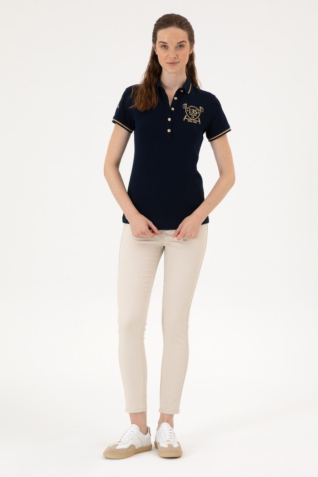 Kad_n Lacivert Ti__rt Sepette S_rpriz _ndirim - U.s. polo assn фото 4
