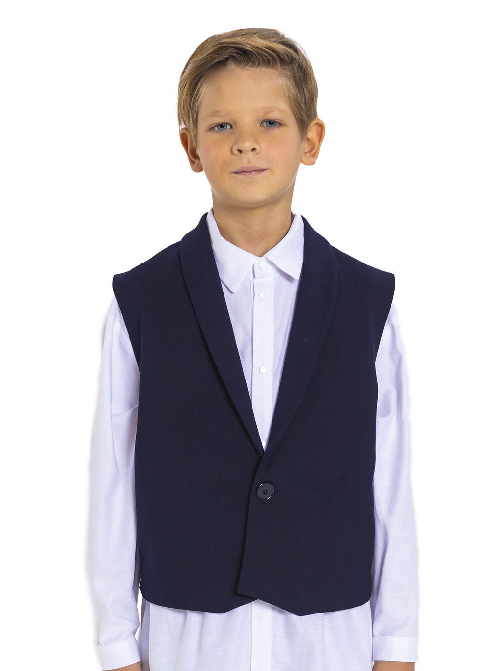 Школьный жилет для мальчика О17056 - Карамелли фото 4