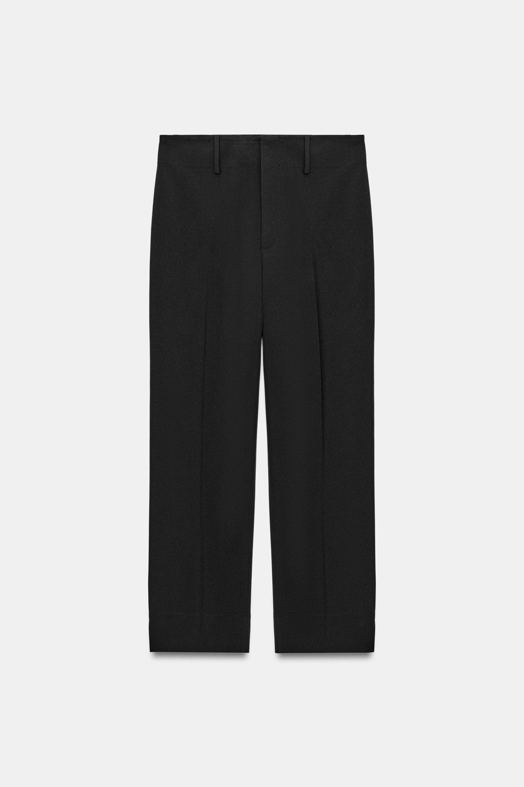 PANTAL?N RAYA PLANCHADA ZW COLLECTION / Negro - Zara фото 8
