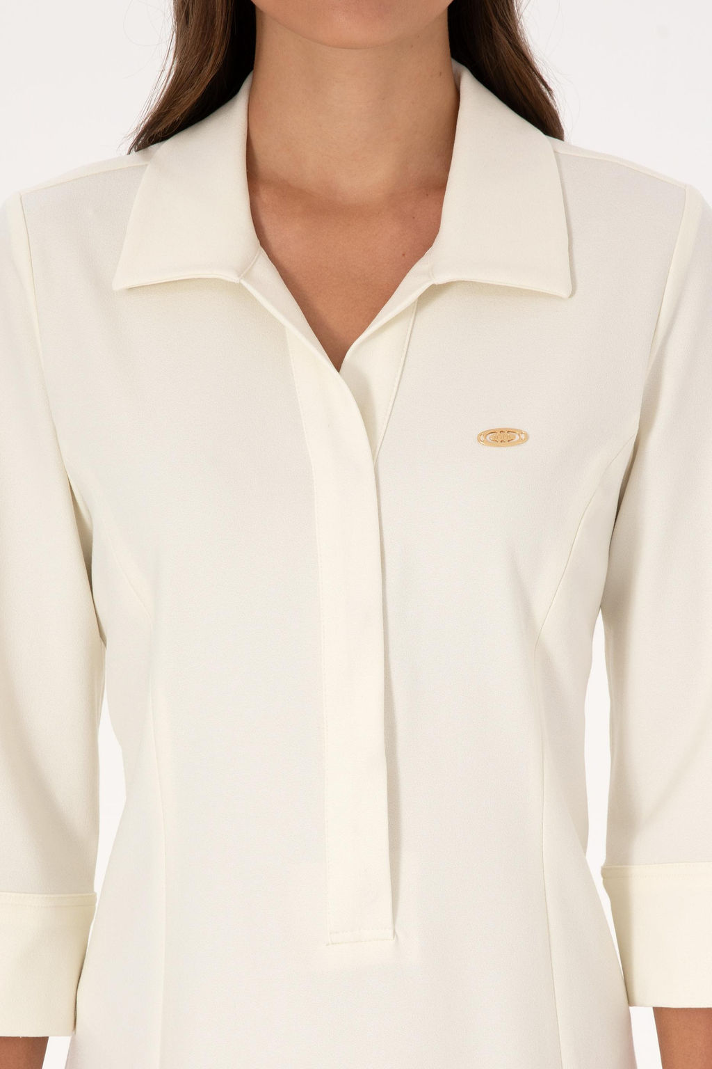 Kad_n BEYAZ Dokuma Elbise Sepette S_rpriz _ndirim - U.s. polo assn фото 5