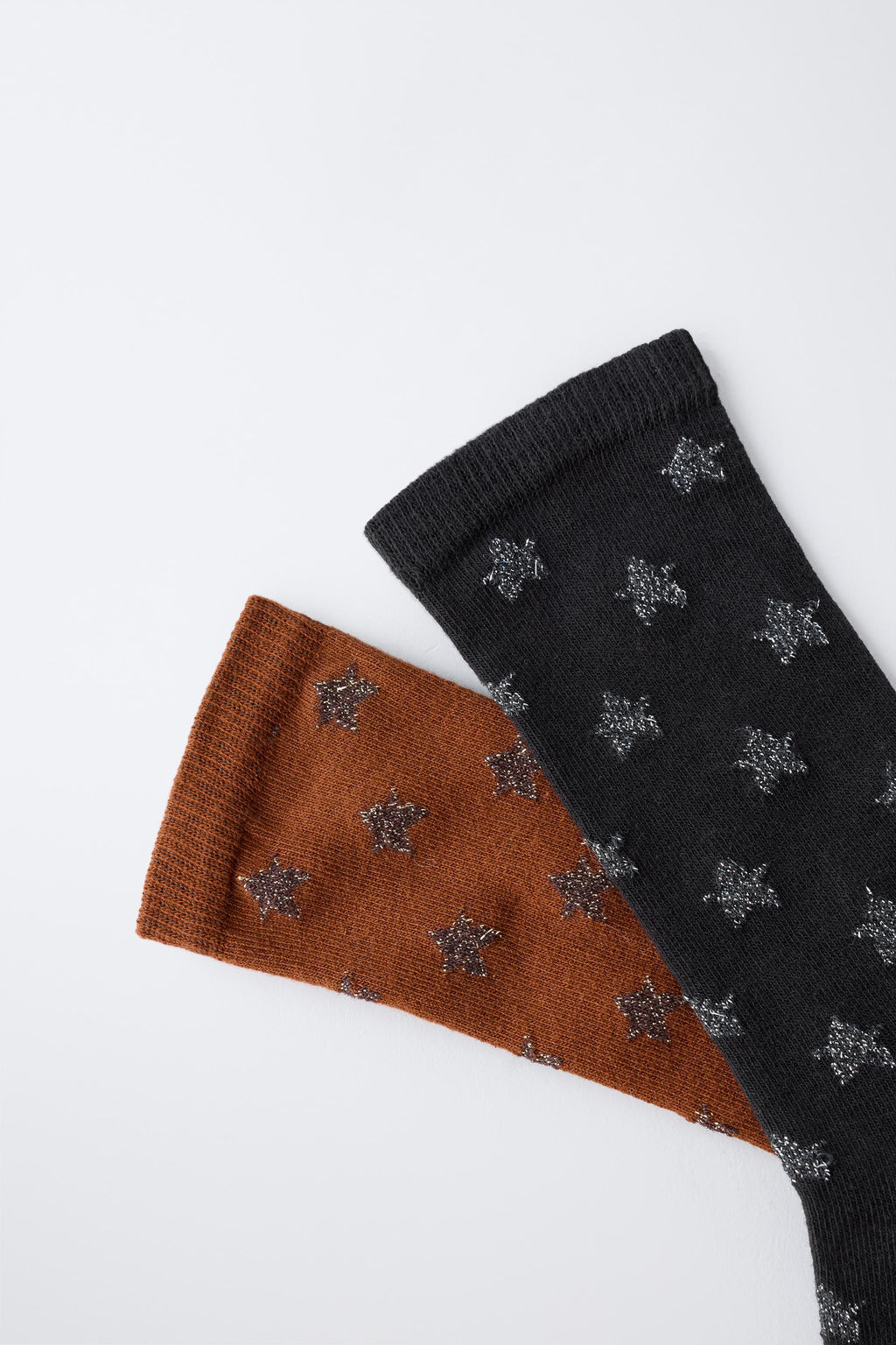 2-PACK OF LONG GLITTER STAR SOCKS - Zara фото 3