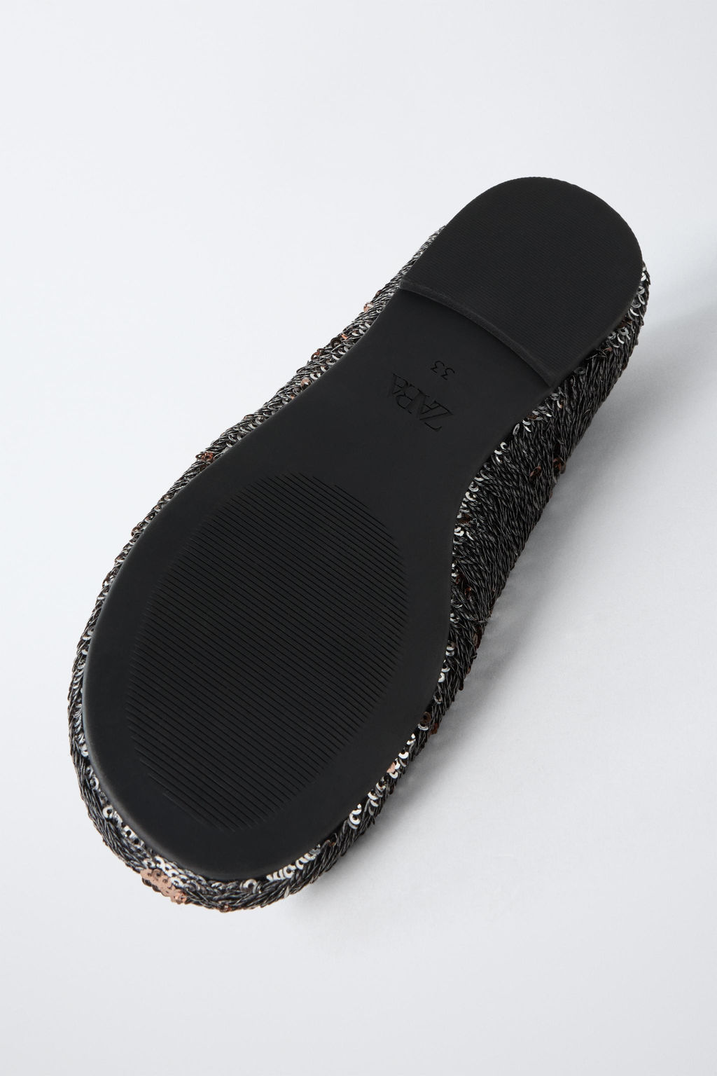 SEQUIN BALLET FLATS - Zara фото 7