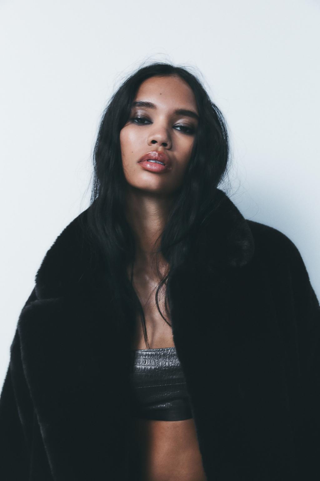 FAUX FUR COAT - Zara фото 3