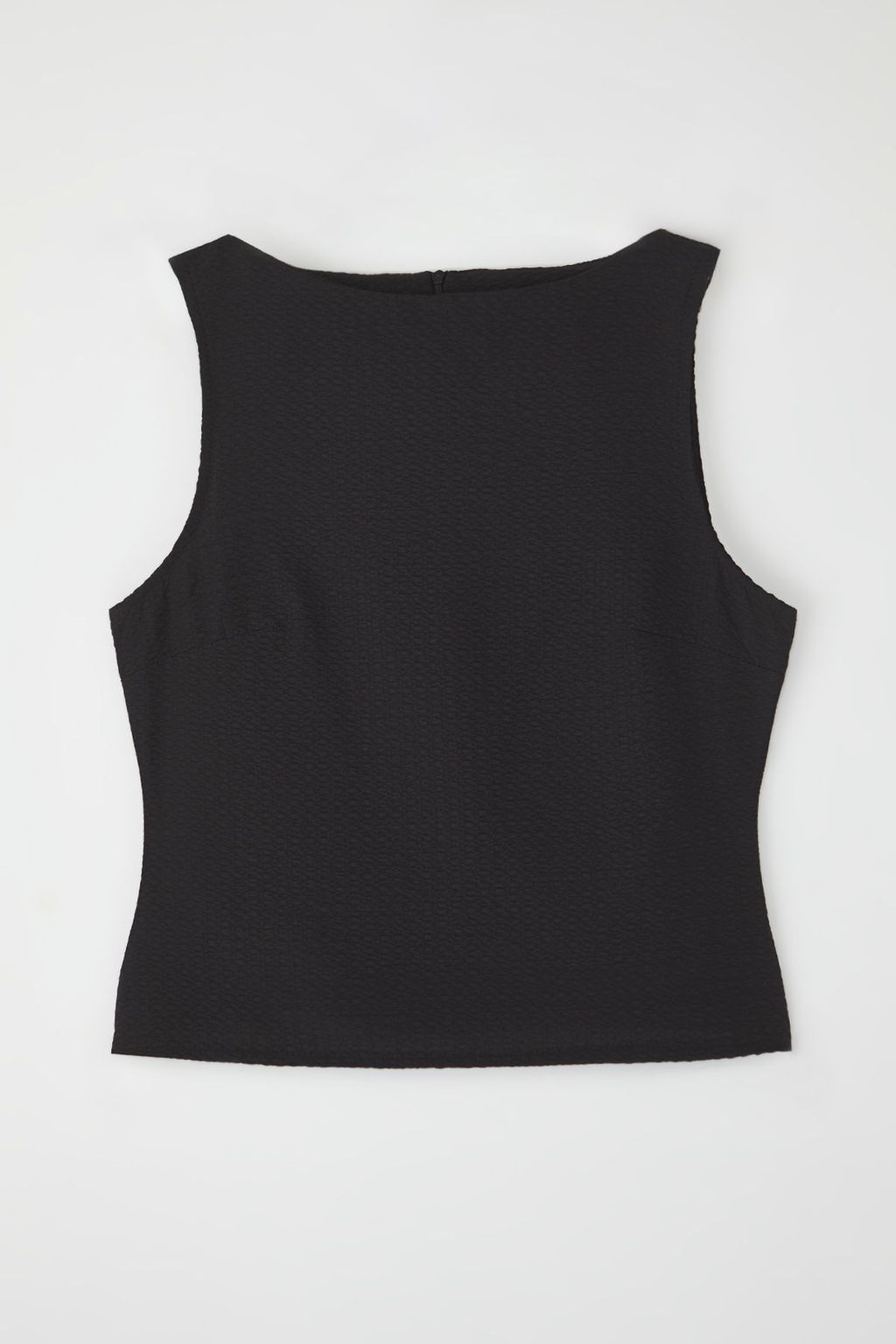 Siyah Kay?k Yaka Gizli Fermuarl? Dokuma Dokuma Bluz TWOSS25BZ00244 - Trendyolmilla фото 6