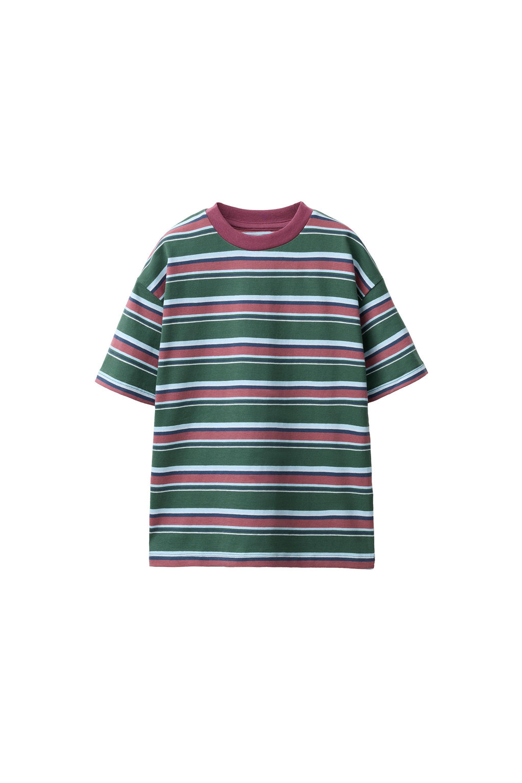 CAMISETA ESTAMPADA RAYAS / Verde - Zara фото 7