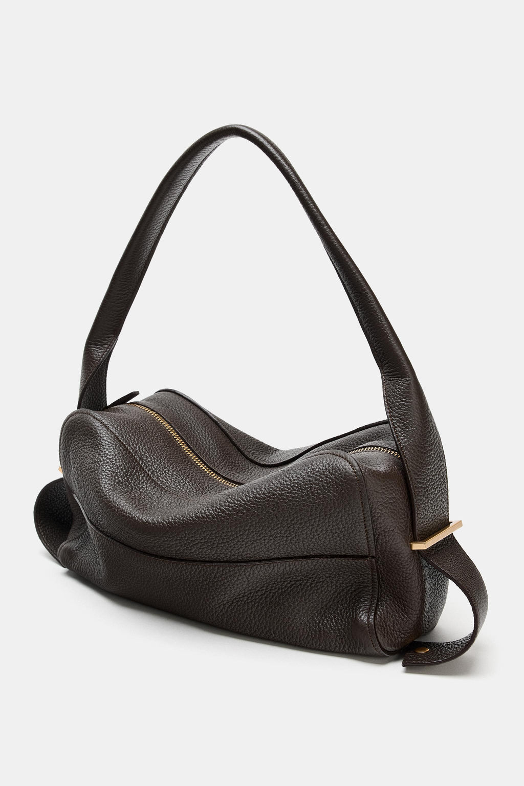 LEATHER SHOULDER BAG - Zara фото 5