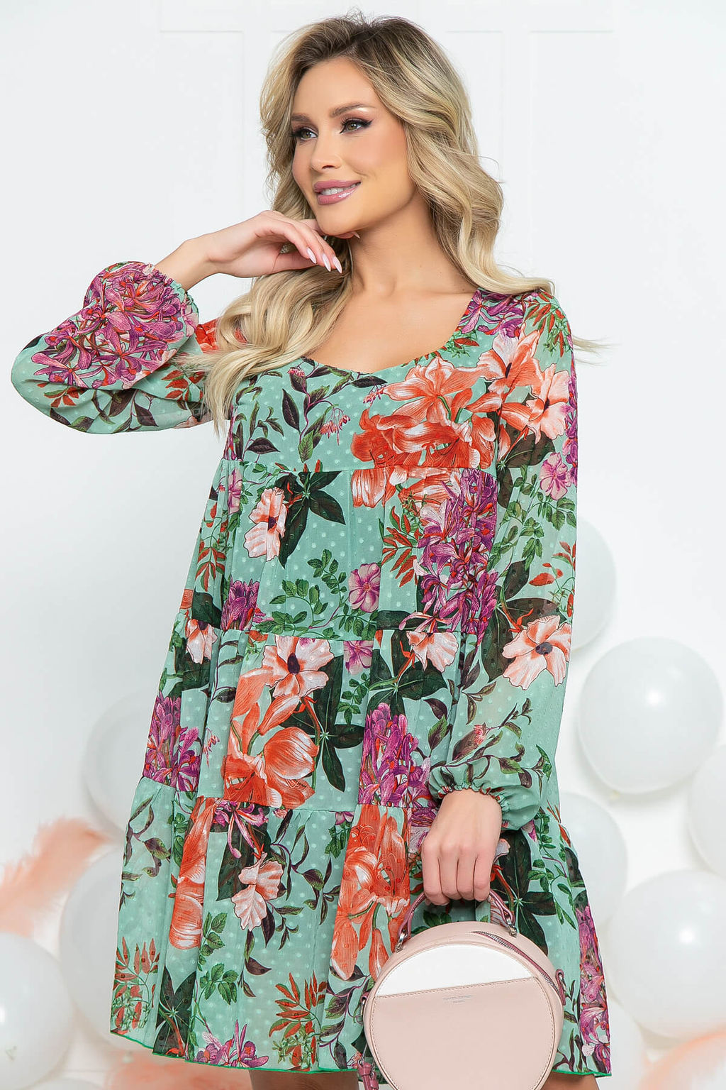 Платье Милее всех (яркие цветы) П5500 - Lt collection фото 12