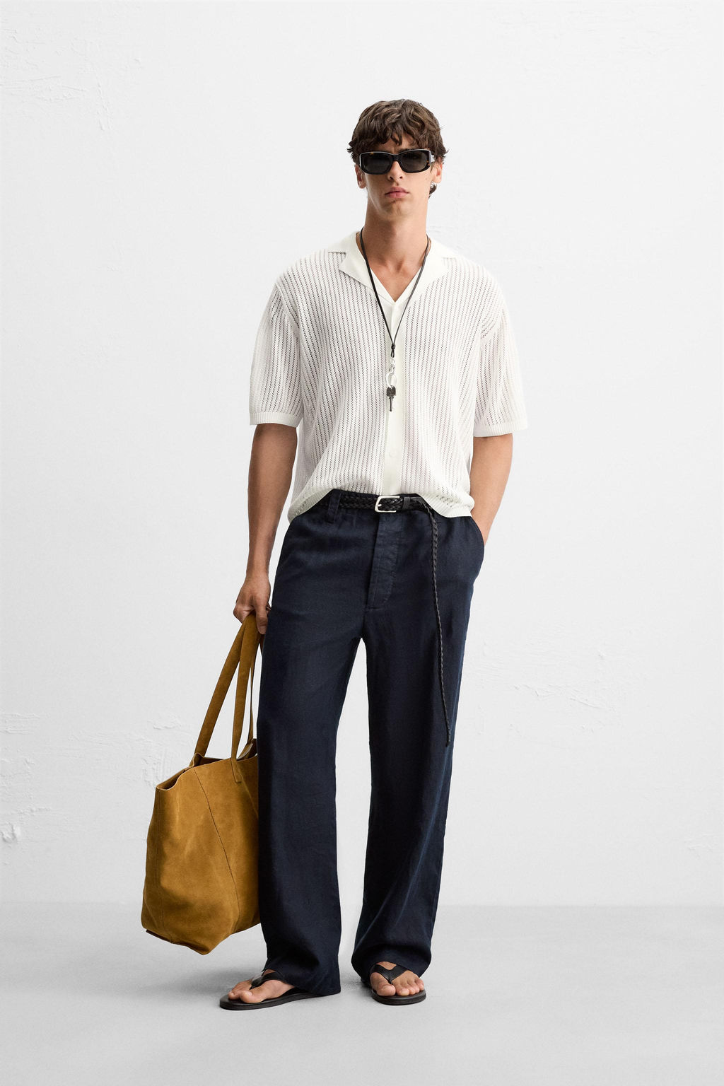 KNIT LACE SHIRT