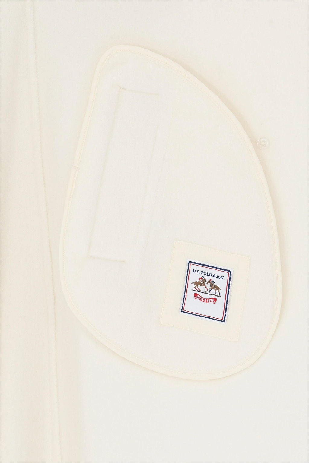 U. S. Polo Assn Женское кремовое пальто с вышивкой - U.s. polo assn фото 14