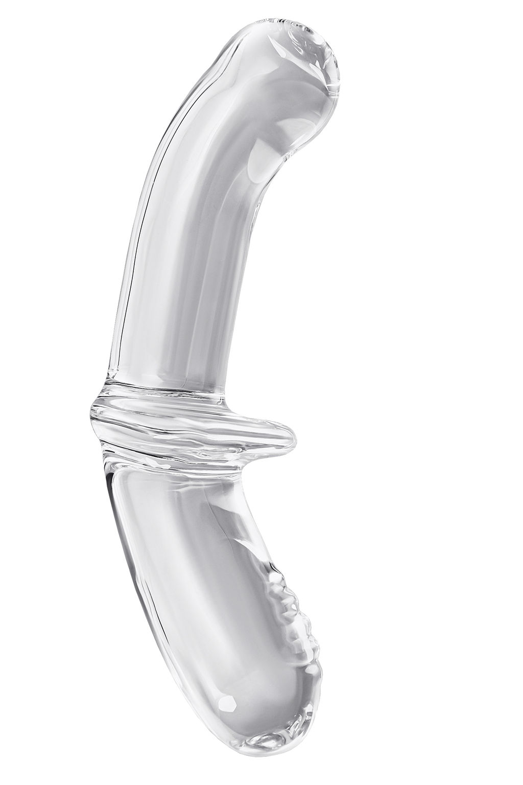 Двусторонний фаллоимитатор Satisfyer Double Crystal, стекло, прозрачный, 19,5 см  фото 4