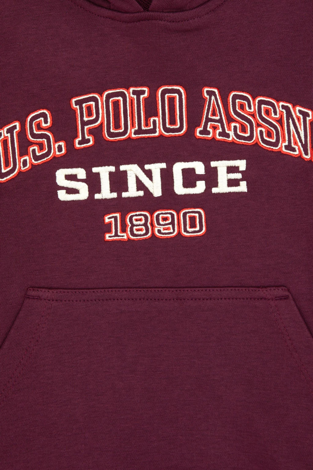 Erkek _ocuk Bordo Kap__onlu Sweatshirt Sepette S_rpriz _ndirim - U.s. polo assn фото 3