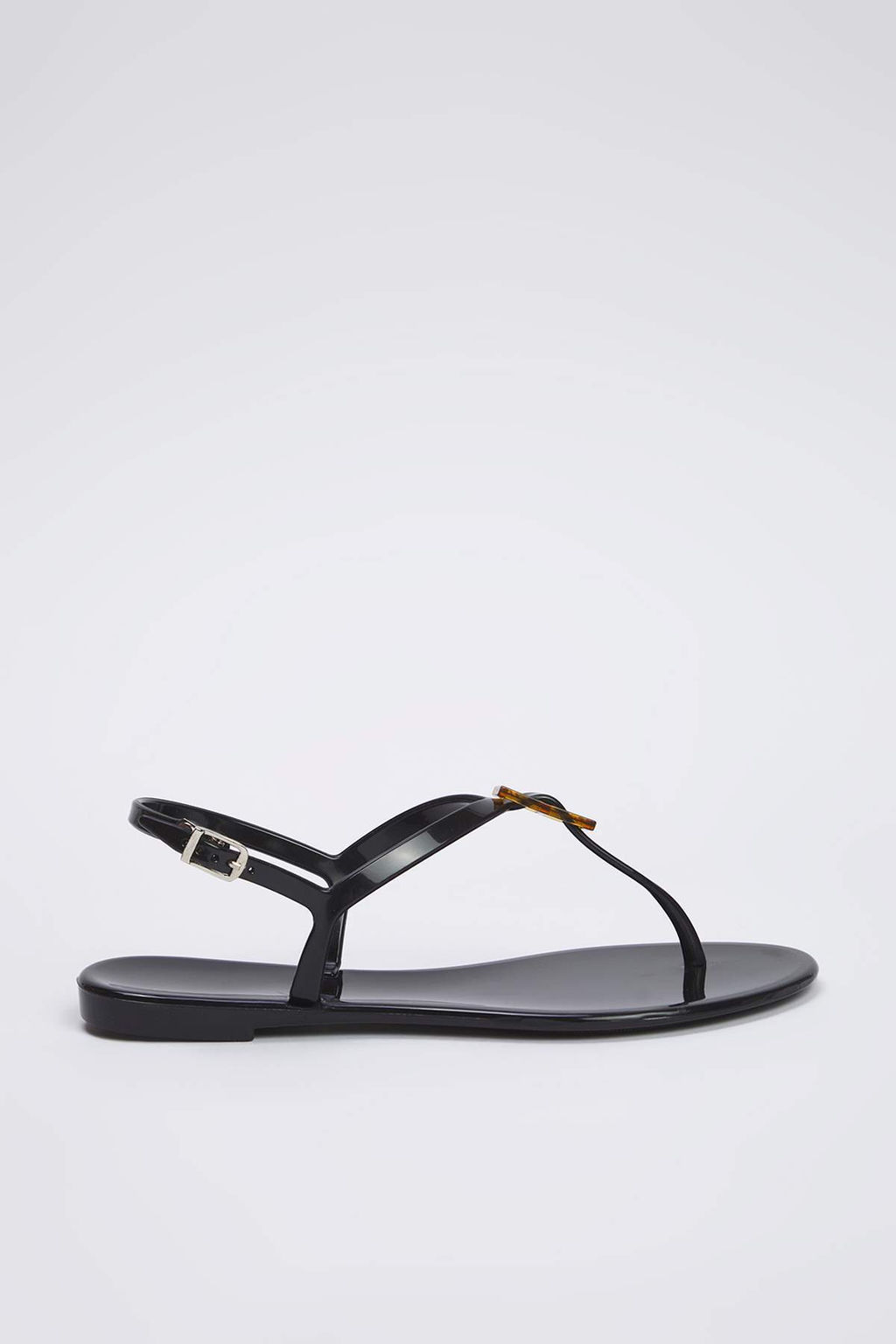 Trendyolmilla Shoes Siyah Jelly Parmak Aras? Kad?n Sandalet TAKSS25SD00065  фото 13