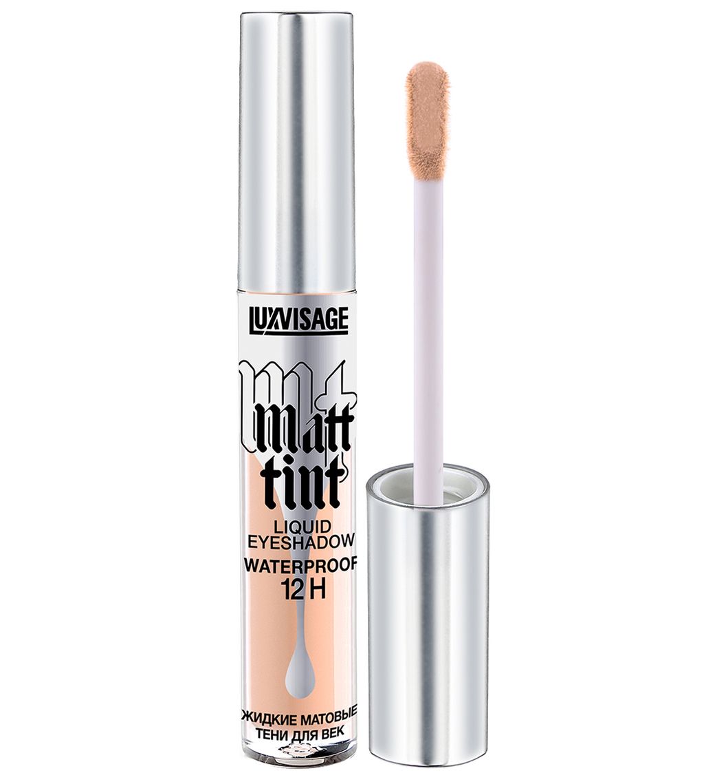 LuxVisage Тени жидкие матовые Matt tint waterproof 12H, тон 101 cream beage  фото 2