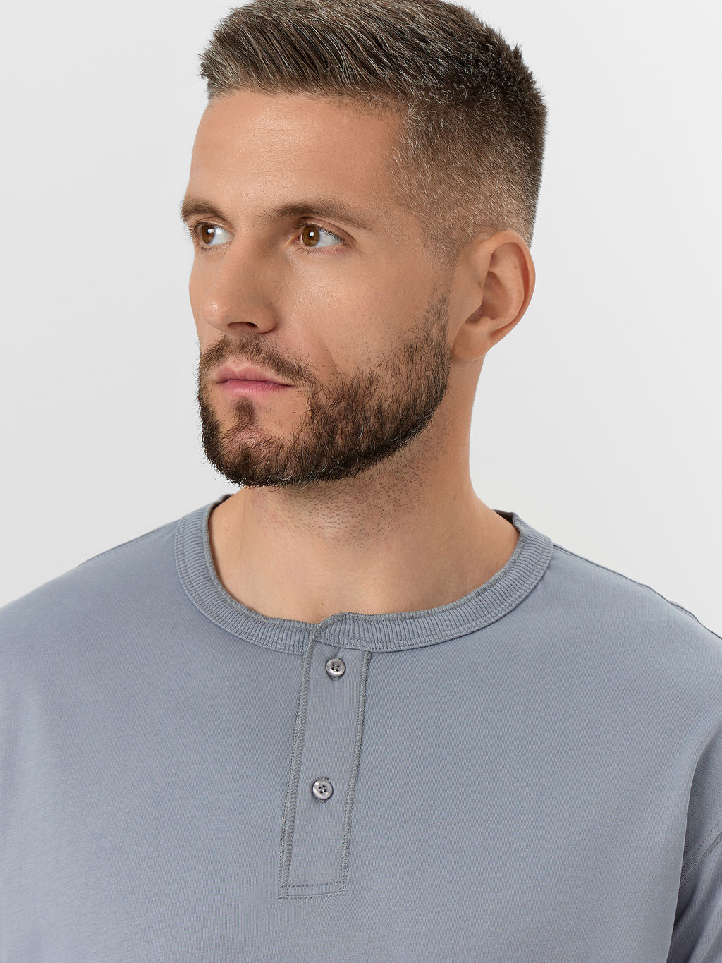 Поло Mark Formelle мужское сизый хлопок  фото 4