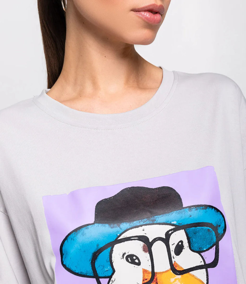 Футболка #КТ907 (2), светло-серый