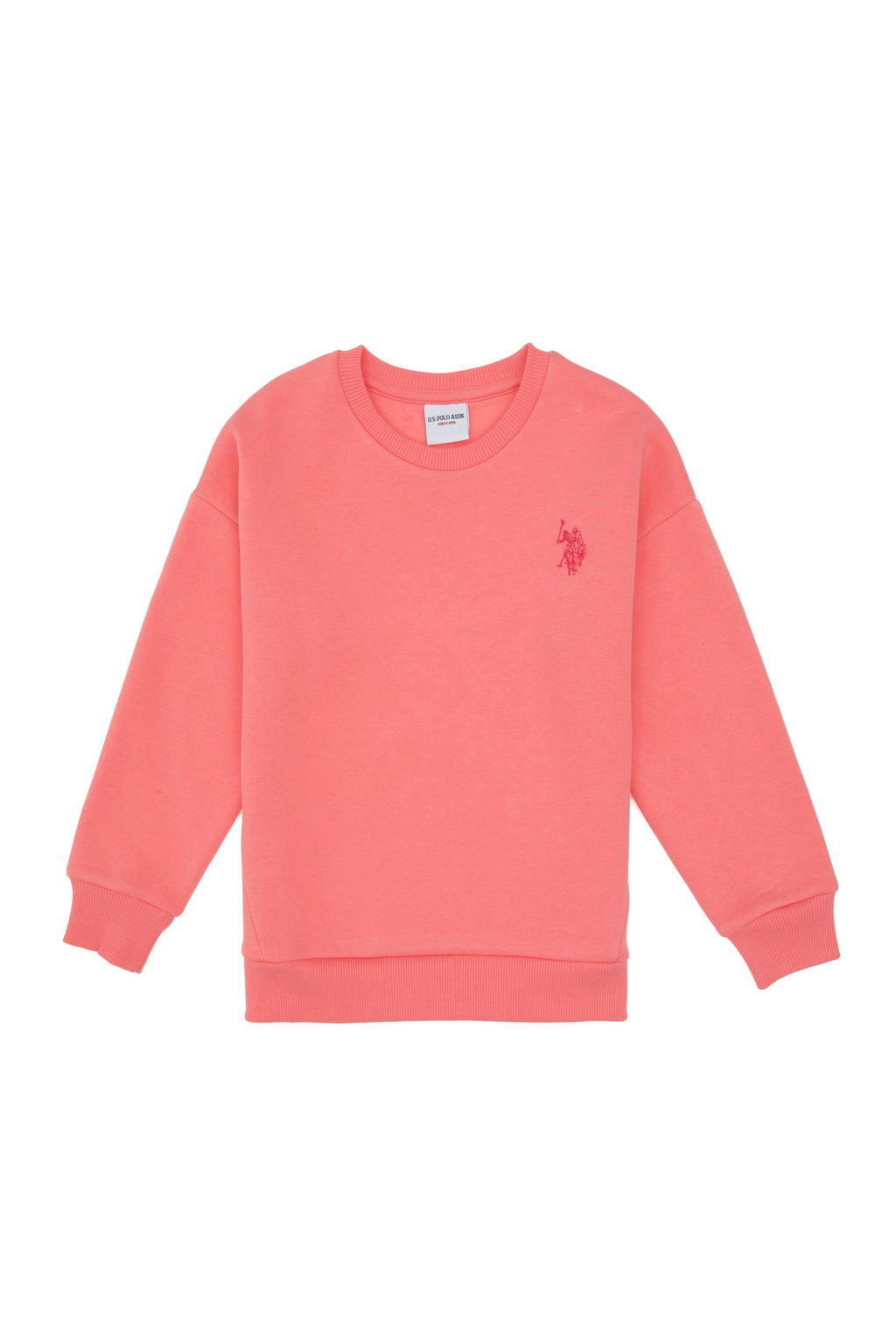 K_z _ocuk Neon Pembe Pijama Tak_m_ - U.s. polo assn фото 2