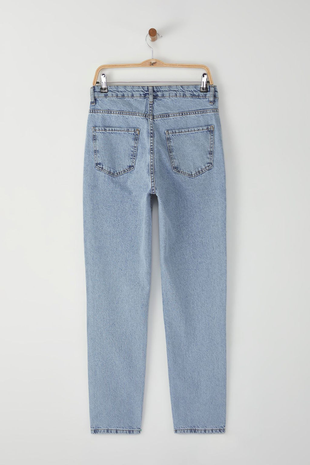 TRENDYOL MAN Siyah %100 Pamuk Relax Fit Boyfriend Jeans Kot Pantolon TMNAW21JE0286 - Trendyolmilla фото 7