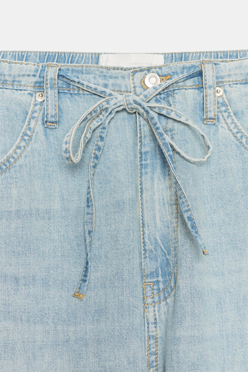 JEANS DENIM TRF FLUIDOS / Azul claro - Zara фото 7