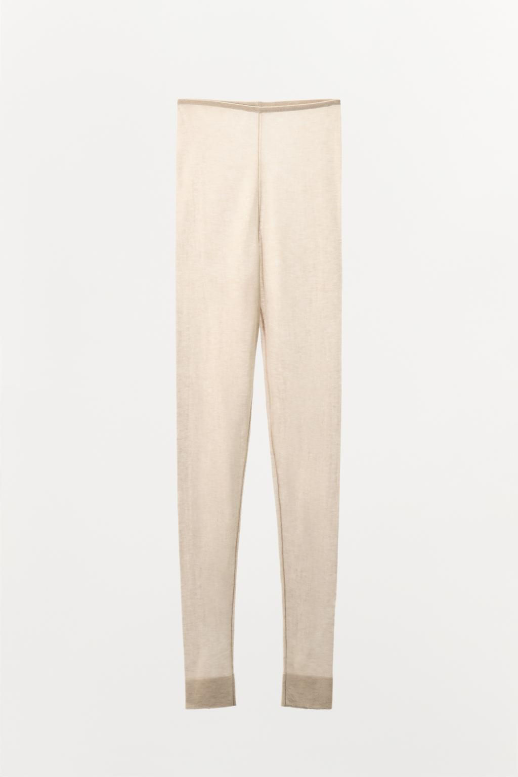 100% WOOL LEGGINGS - Zara фото 23