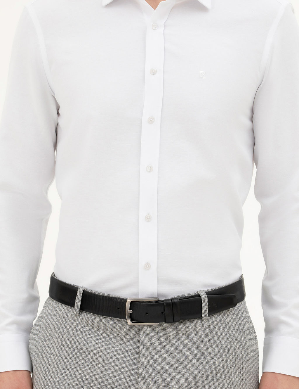 Beyaz Slim Fit Uzun Kollu G_mlek
