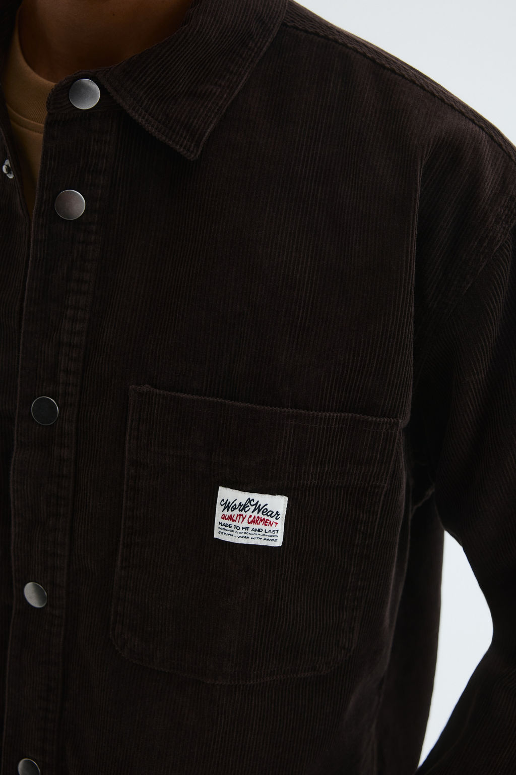 Camisa oversize en pana de algod?n - H&m фото 8