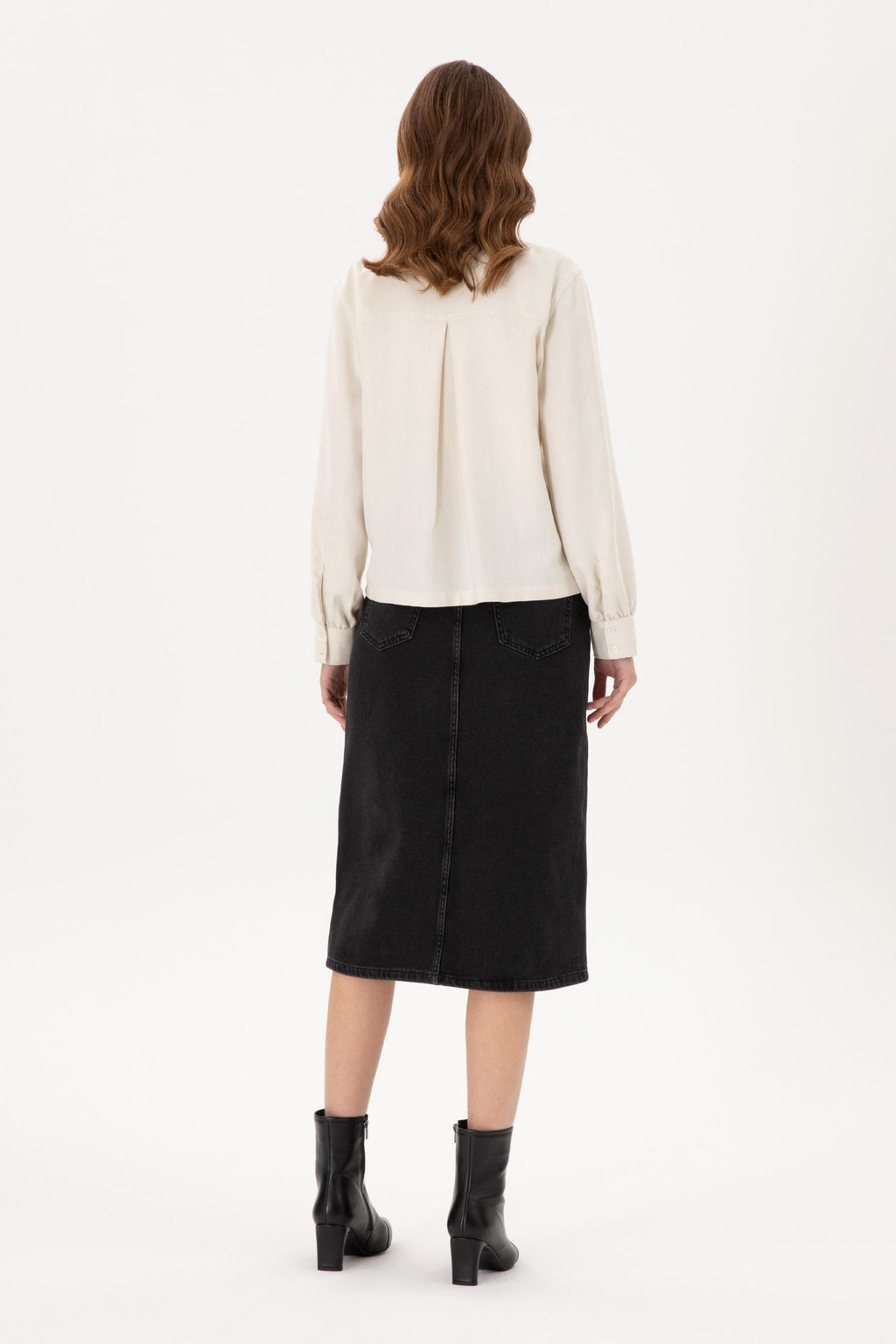 Женская черная джинсовая юбка Неожиданная скидка в корзине - U.s. polo assn фото 4