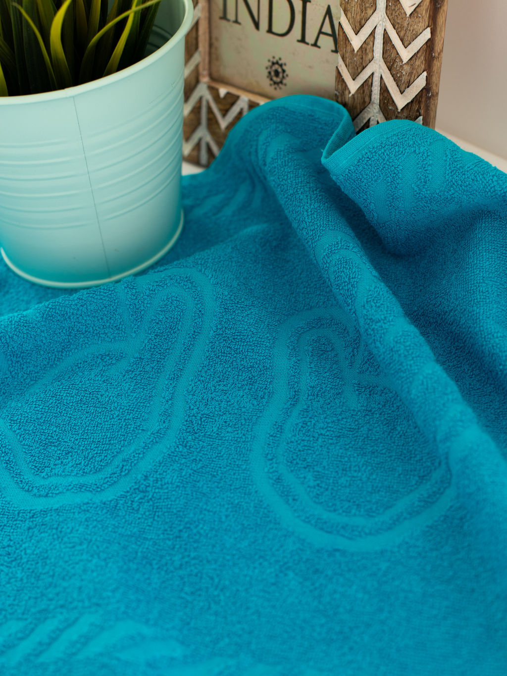 Полотенце махровое Ручки р.35*60 Бирюза - Domtrik фото 5