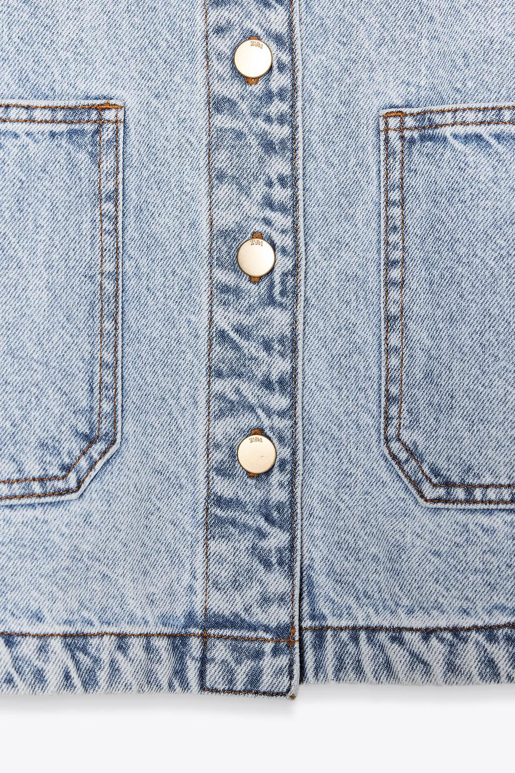 Z1975 DENIM JACKET WITH POCKETS - Zara фото 7