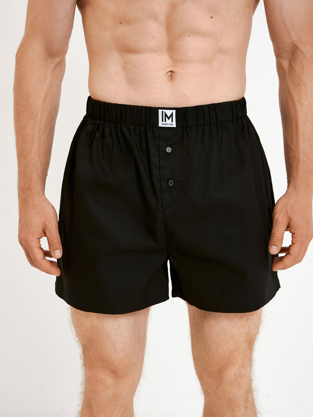 33104130013 Трусы шорты мужские в наборе из 3 шт. Marty черный принт - Infinity Lingerie фото 4