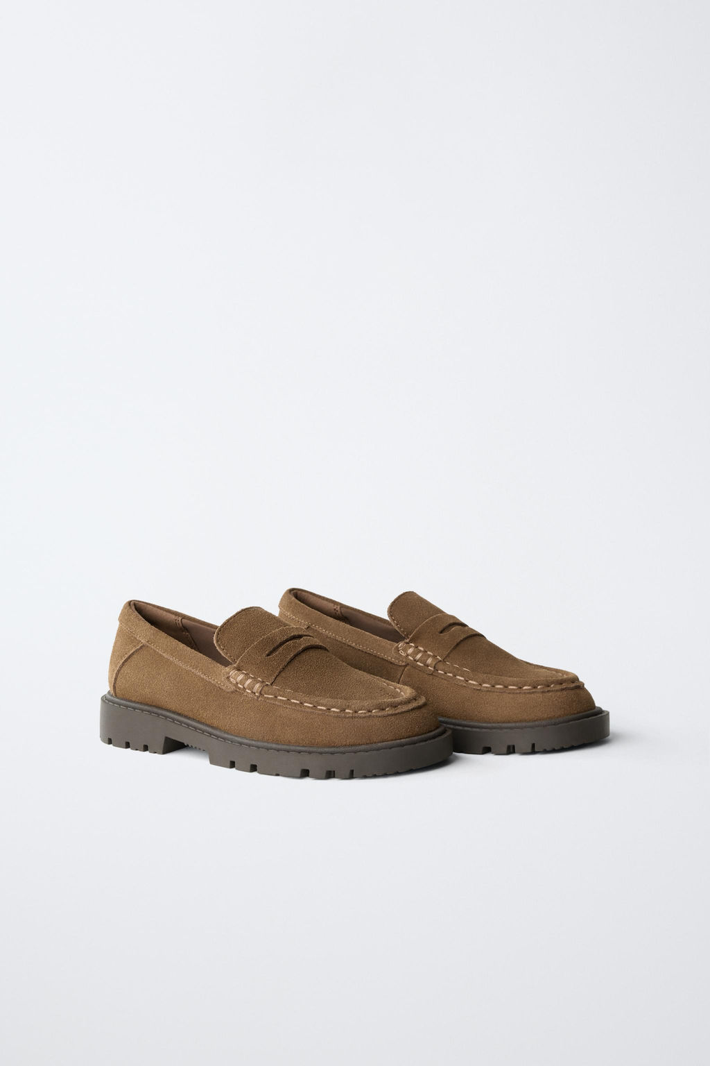 MOCAS?N ANTIFAZ PIEL / Marr?n - Zara фото 2