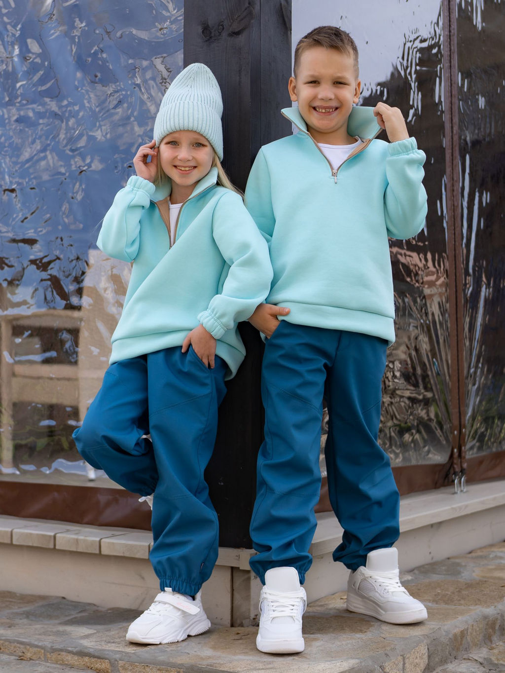 Брюки из мембраны на флисе