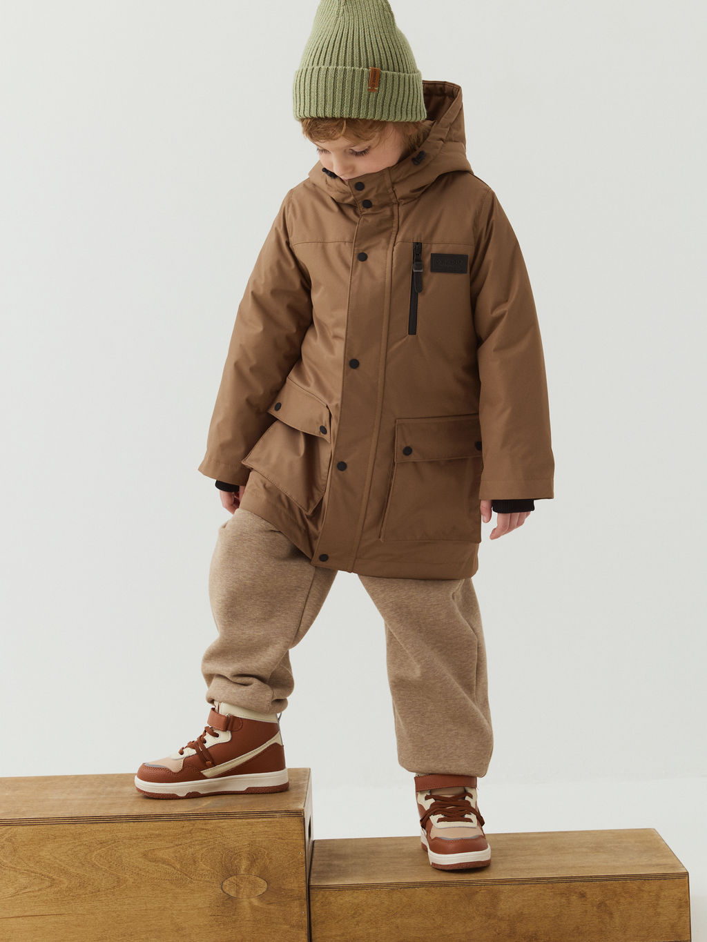 Парка демисезонная "Шоколад"