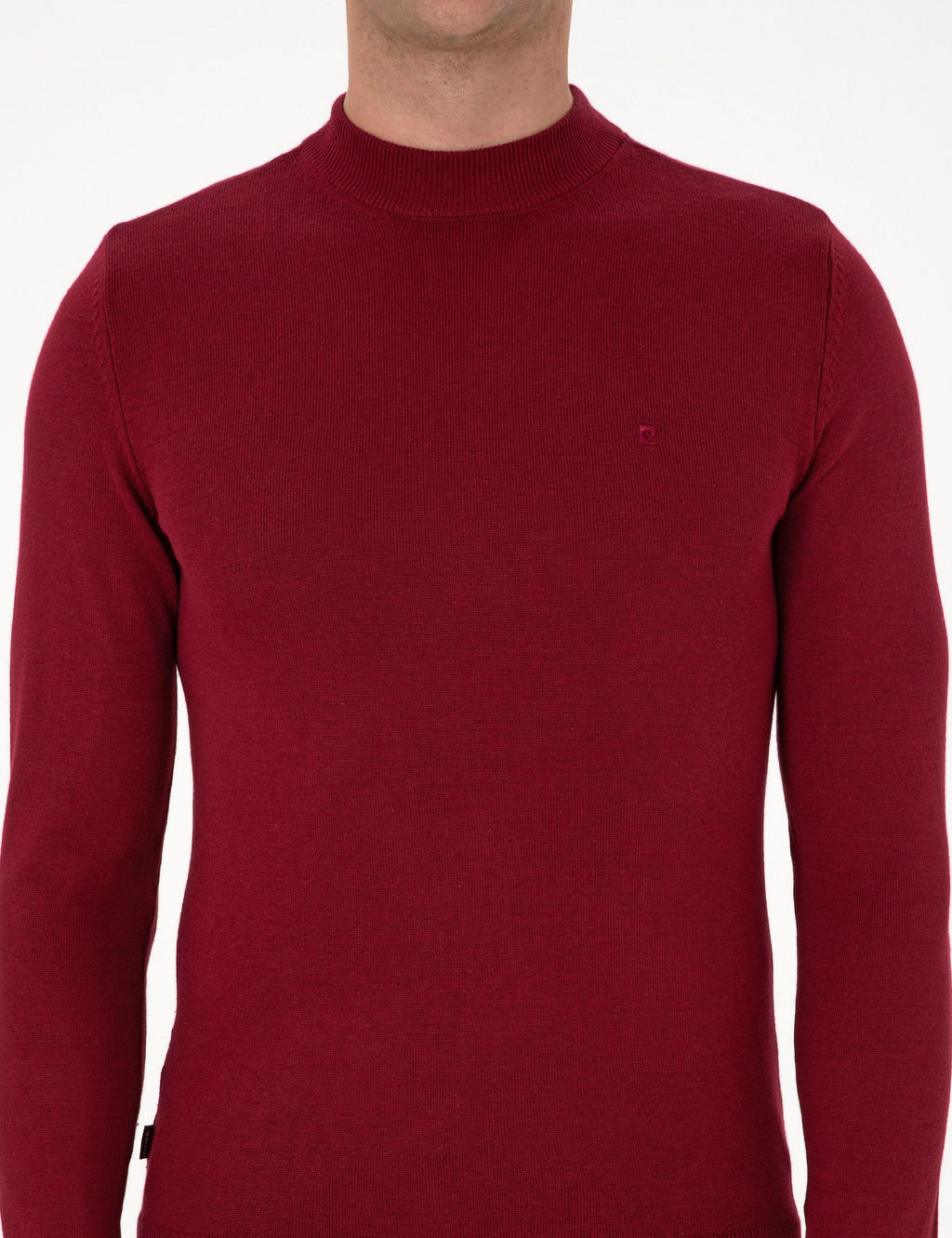 Vi_ne Slim Fit _eyrek Yaka Basic Triko Kazak - Pierre cardin фото 6