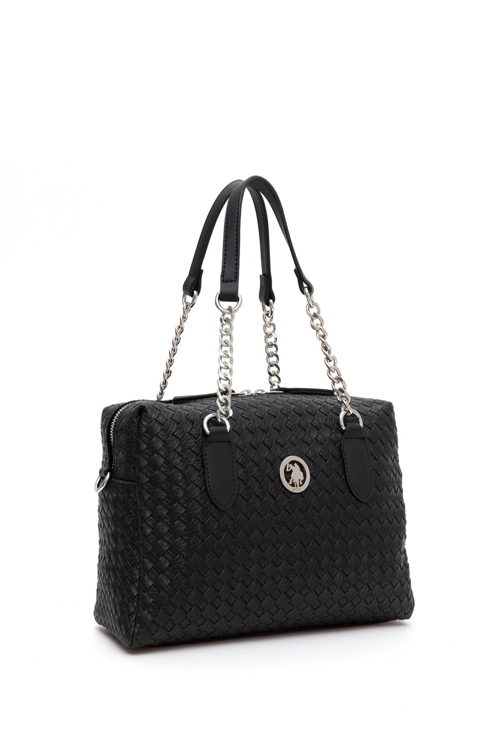 Женская черная сумка через плечо Неожиданная скидка в корзине