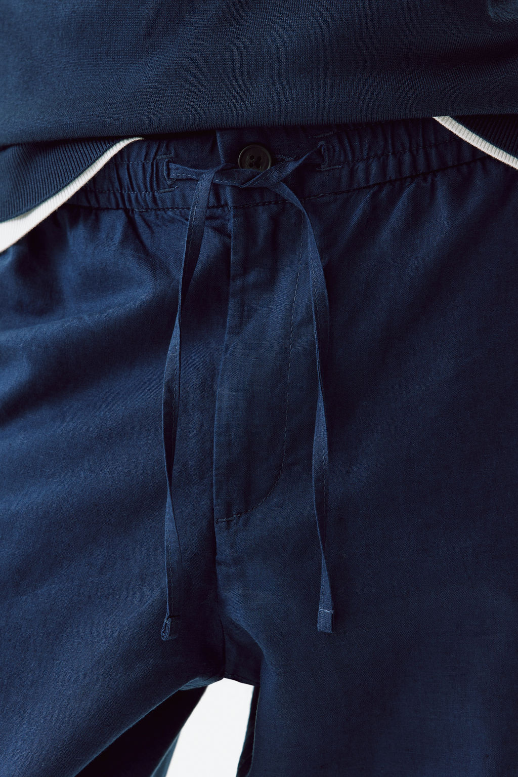 Pantal?n en mezcla de lino Regular Fit - H&m фото 11