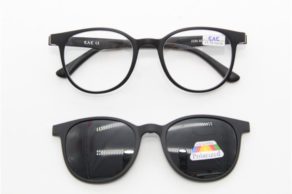 Готовые очки EAE 2288 50-20-140 C1 (c клипоном) POLARIZED