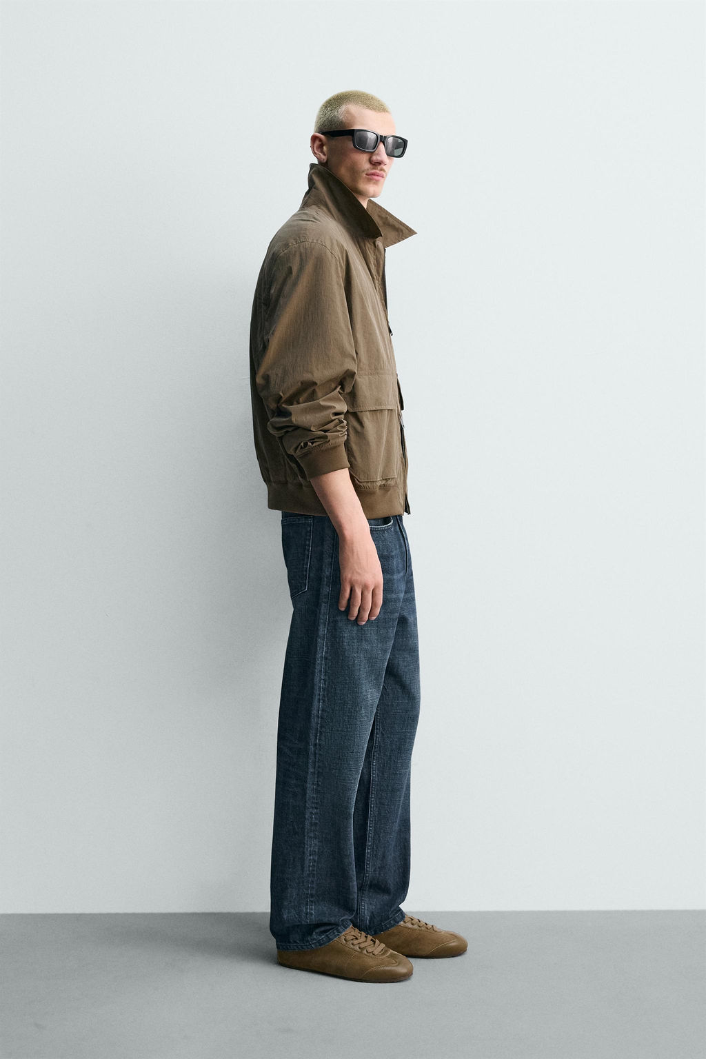 CAZADORA T?CNICA REGULAR FIT / Marr?n - Zara фото 4