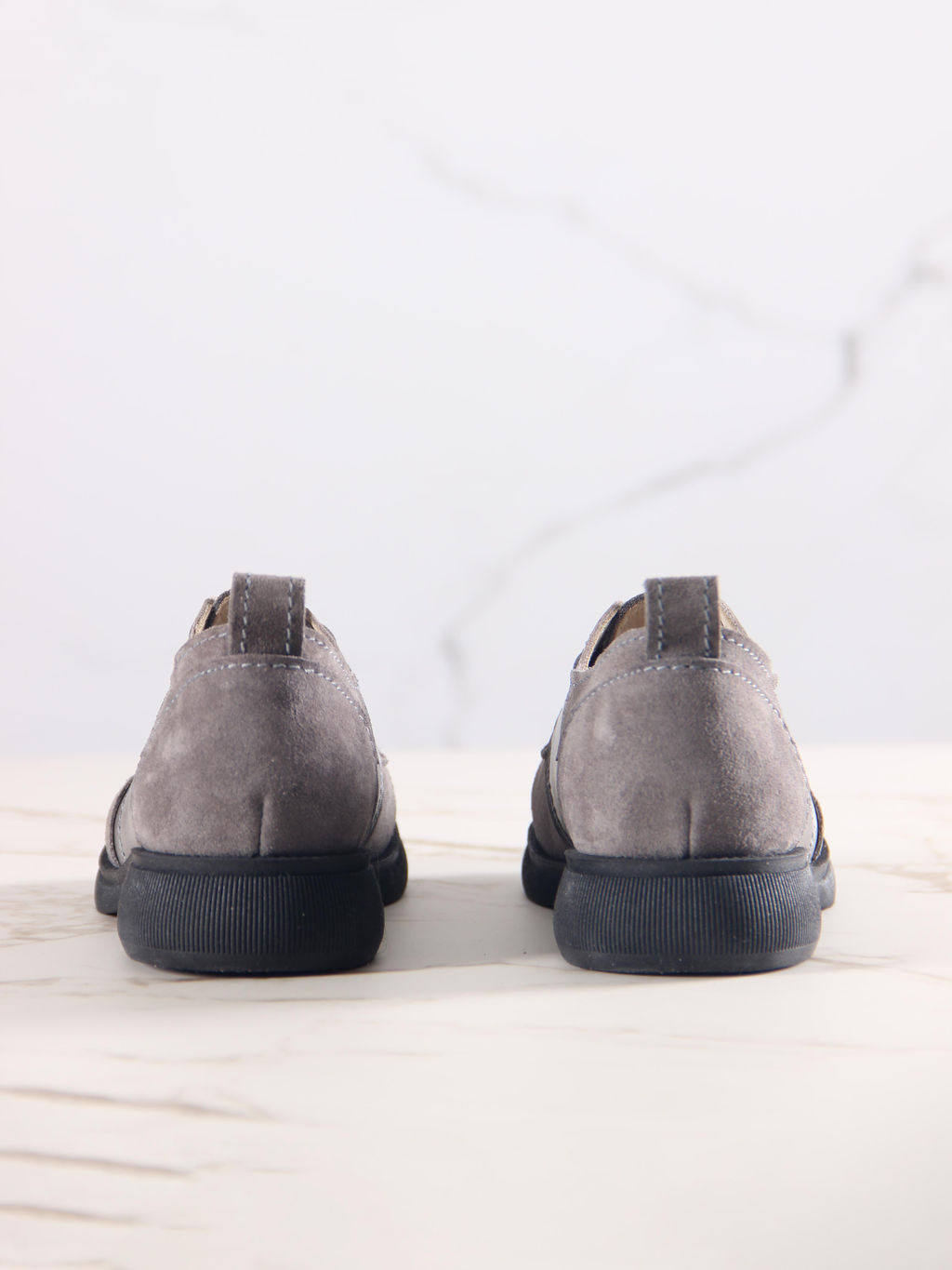 Полуботинки туфли EDART 205.патриция bl. Серый замок замша+серый игуана фото 26